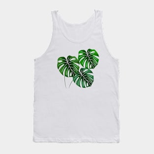 Monstera leaves Tank Top